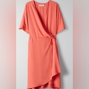 Babaton Wallace wrap Dress. Fresco pink. XS
Washed once, never worn.